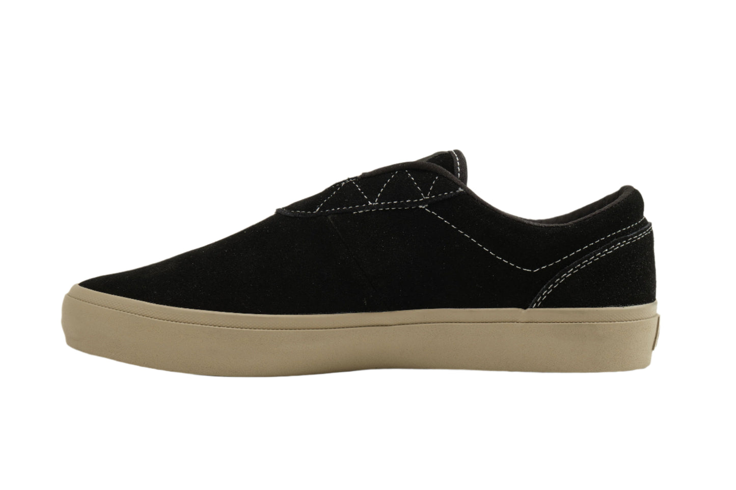 Honey Slip - Black Suede / Cream