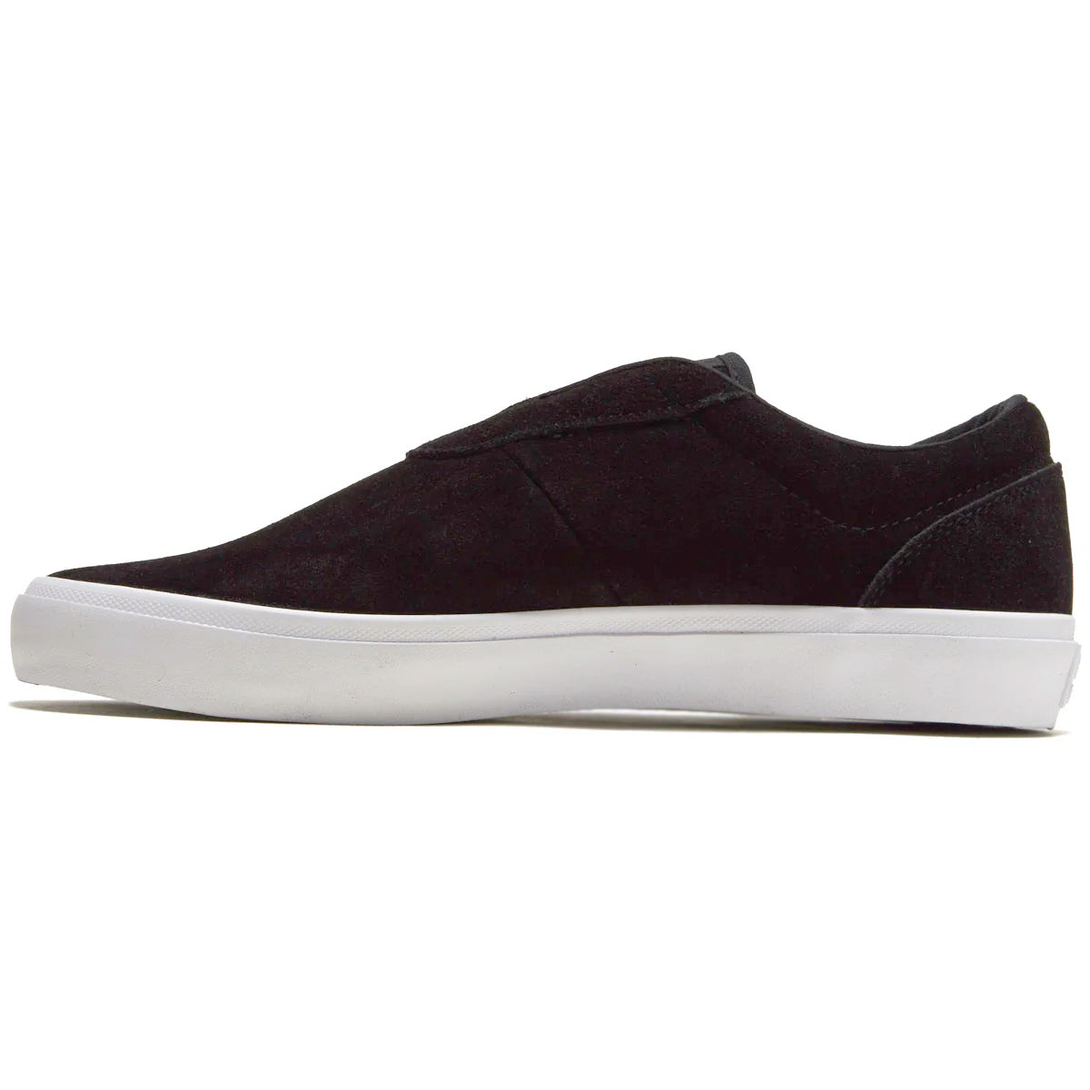 Honey Slip - Black Suede / White