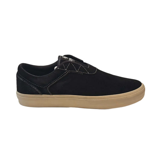Honey Slip - Black Suede / Cream