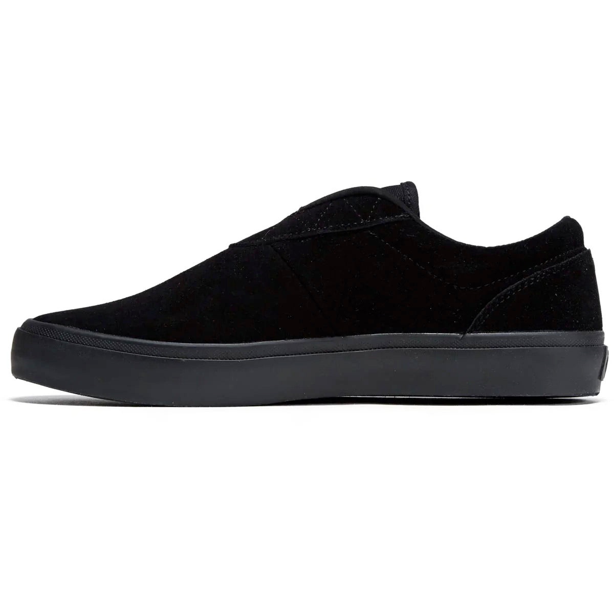 Honey Slip - Black Suede / Black