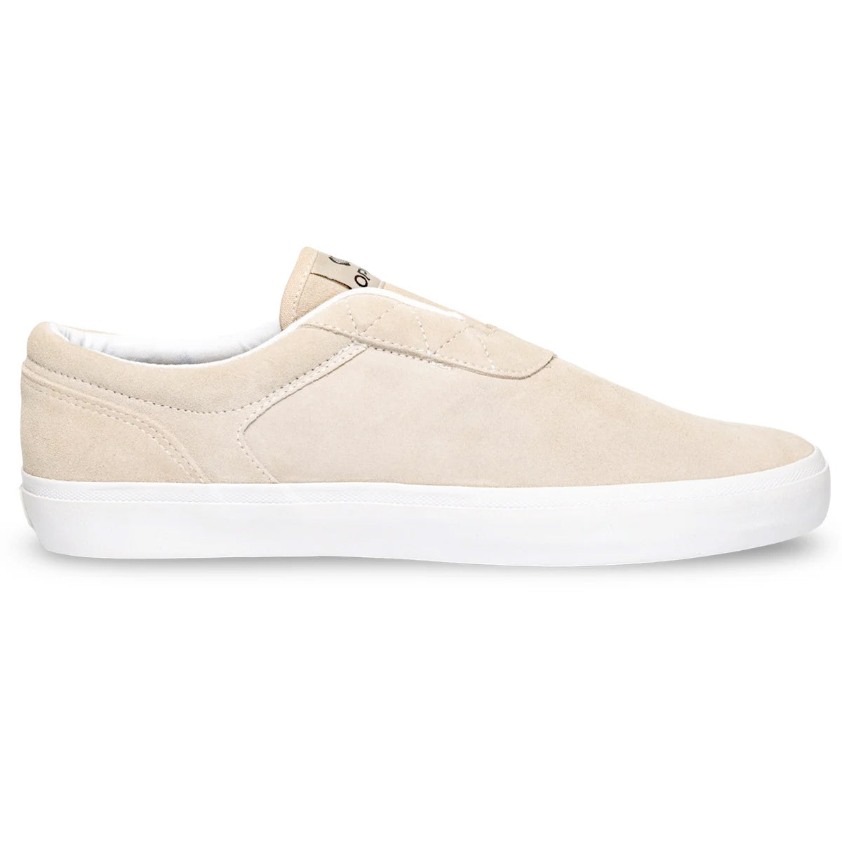 Honey Slip - Cream Suede / White